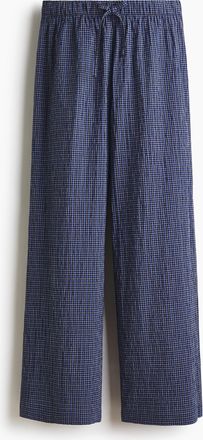 H&M Pyjamahose aus Baumwolle - Blue