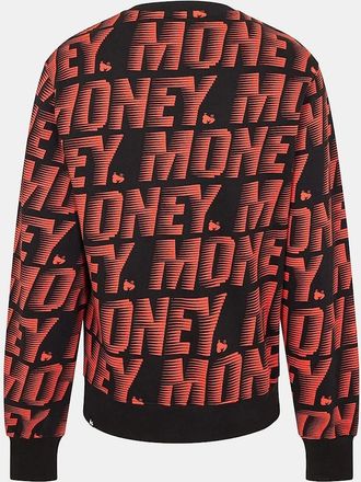 Money Clothing Mens Zoom Crew Neck Long Sleeve Sweatshirt - Black - Size: 38/Regular