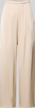 Comma Wide Fit Hose mit elastischem Bund in Sand, Gr&ouml;&szlig;e 36/32