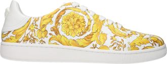 Versace Witte Leren Sneakers