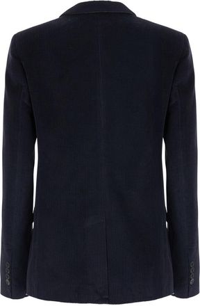 Semicouture Womens Jacket Corduroy, Blue Blazers