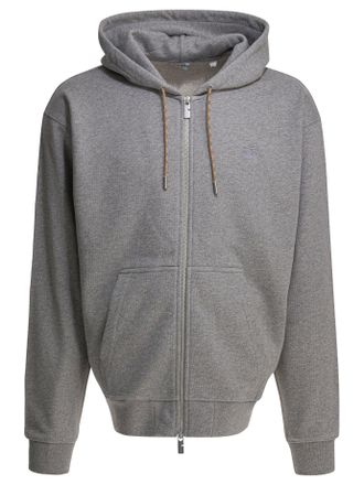 Burberry Check-Rei&szlig;verschluss-Sweatshirt