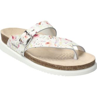 Mephisto Helen Toe Loop Sandal in Multi Sandflower at Nordstrom, Size 10