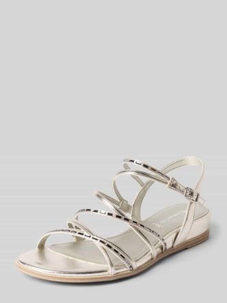 Tamaris Tamaris Sandalen mit Strasssteinbesatz in Silber, Gr&ouml;&szlig;e 36