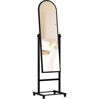 Clp Espejo De Pie Evoir Negro