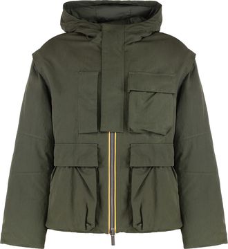 K-Way Short Parka Guillermo With Hood