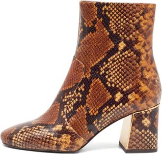 Tory Burch Stivali Gigi con effetto serpente 60mm - Marrone