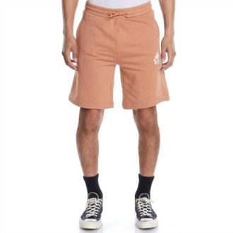 Kappa Authentic Uppsala Shorts In Brown/white