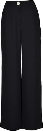 A|X Armani Exchange Palazzo Trousers Polyester - Black