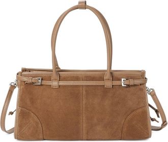 Tiffany & Fred Suede & Leather Top Handle Tote