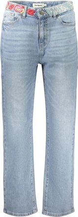 Desigual Woodstock Jeans - Dames - Jeans - Blauw - Maat: XS Katoen