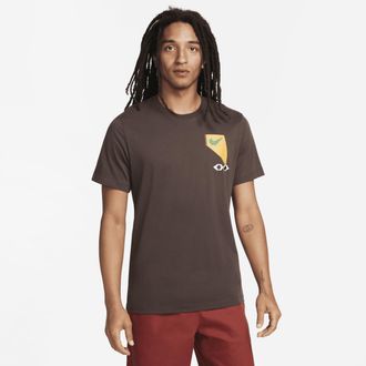 Nike Mens Nike Sportswear T-Shirt in Brown | FJ1097-237