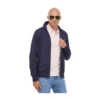 GANT Heren, Sweatshirts & Hoodies, Blauw, Maat: 2XL