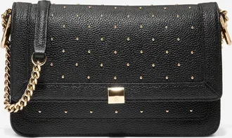 Cole Haan Womens Daniella Chain Shoulder Bag - Black