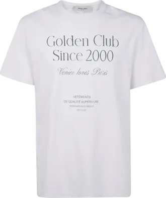 Golden Goose Journey Mans T-Shirt Regular Light Cotton Jersey With Pr