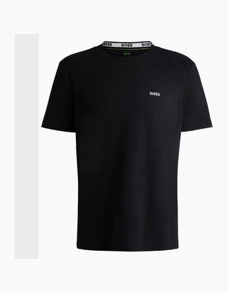 HUGO BOSS Mens Taddy Cotton Piqu&eacute; T-Shirt - Navy - Size: 40