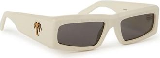 Palm Angels Authentieke Yreka Bril met Topkwaliteit - unisex - Zonnebrillen - Wit - 58 MM - Accessoires