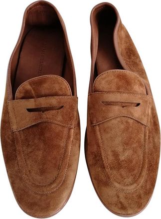 Ralph Lauren Polo Ralph Lauren Tan Suede Ashtyn Loafers Size 35.5