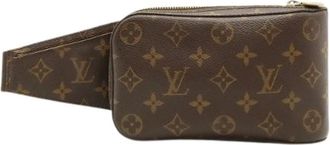 Louis Vuitton Pre-owned Belt Bags, male, Brown, Size: ONE SIZE Pre-owned Geronimos Monogram 2way Bag