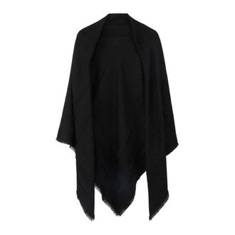 Elisabetta Franchi Dames, Jassen, Zwart, Maat: ONE Size Wol