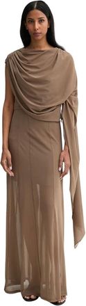 Gestuz Abito Maddin 2-in-1 - - Dresses - Donna - Marrone - M