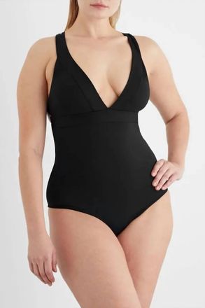 IRIS & INK Womens Caroline Swimsuit In Black