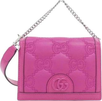 Gucci Borsa a spalla mini Pre-owned in nylon - - Pre-owned - Donna - Rosa - ONE SIZE