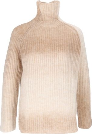Kangra Cashmere English Rib Turtlenec - Printed Yarn Turtleneck Sweater
