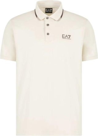 Emporio Armani Summer Block Jersey Polo Shirt - Heren - Polos - Beige - XL - Katoen - Tops