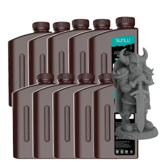 OEM Resina Uv, Alta Precisi&oacute;n, Buena Resistencia, 10 Kg, Gris Oscuro