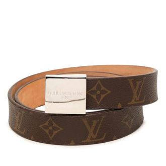 Louis Vuitton Pre-owned Belts, female, Brown, Size: ONE SIZE Pre-owned Monogram Canvas Belt