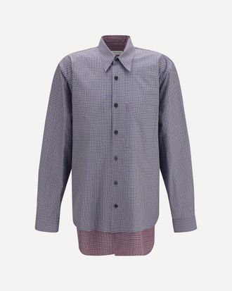 Dries Van Noten Camicia Camber a doppio strato Man S