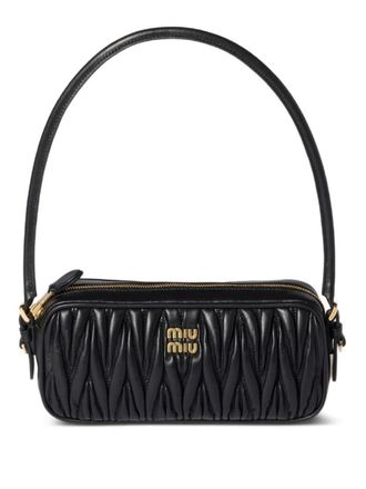 Miu Miu Matelass&eacute; Nappa Leather Pouch Bags