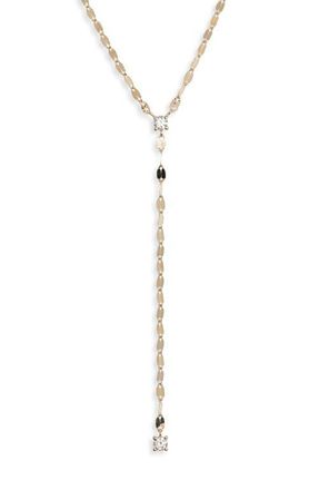 Lana Jewelry 14K Gold Solo Double Strand Y-Necklace in 14K Yellow Gold at Nordstrom, Size 16