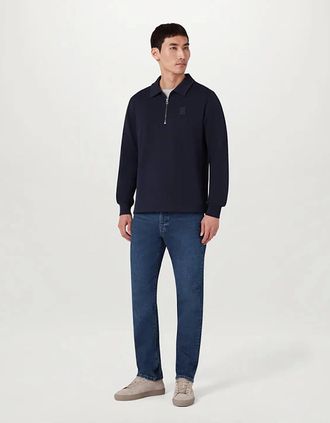 Belstaff Mens Belstaff B69 Mens Regular Fit Mid-Rise Jeans - Washed Indigo - Blue - Size: 36/32
