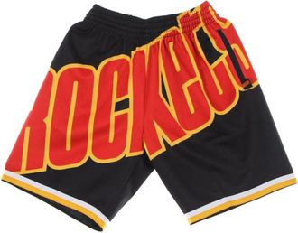 Mitchell & Ness NBA Basketball Shorts Hardwood Classics - Heren - Fitness - Zwart - XL - Polyester - Fitness