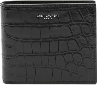 Saint Laurent Heren, Accessoires, Zwart, Maat: ONE Size Leer