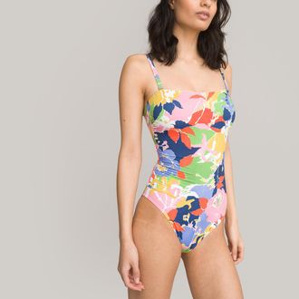 La Redoute Collections Badpak, bustier model, bloemenprint