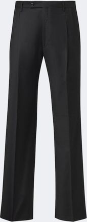 Rubinacci Pantalones anchos de lana virgen