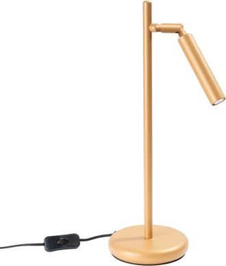 Wonderlamp L&aacute;mpara de mesa moderno con foco orientable dorado