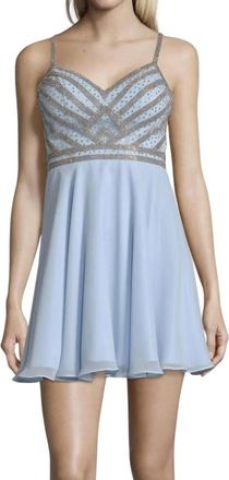 Alyce Paris Short Homecoming Dress In Powder Blue