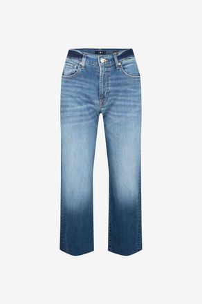 7 For All Mankind Jeans mit geradem Bein aus Baumwolle The Modern Straight