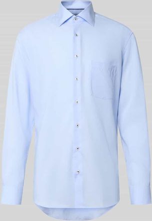 Eterna Regular Fit Business-Hemd mit Kentkragen in Bleu, Gr&ouml;&szlig;e 39