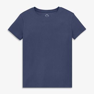 primary Adult Rib Tee in Sunwashed Navy at Nordstrom, Size Xx-Large