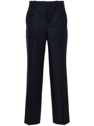 Gucci GG wool trousers - Blue