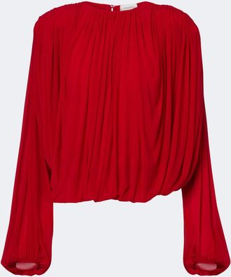 Magda Butrym Gathered top