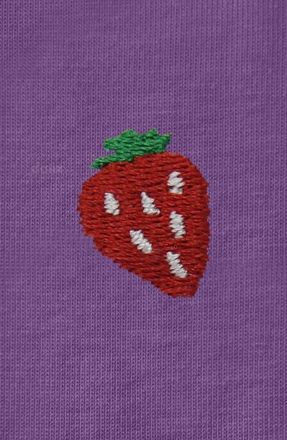 Dalix Womens Lil Strawberry Jersey Tee in Purple at Nordstrom, Size Xx-Large