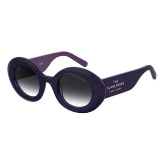 Marc Jacobs Grey Oval Ladies Sunglasses MARC 799/S RY8 47