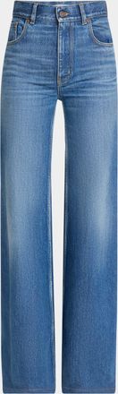 Chloé High-Rise Wide-Leg Palazzo Jeans
