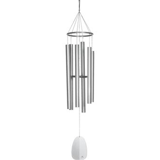 Woodstock Chimes Large Outdoor Silver Wind Chime - Chimes of Apollo